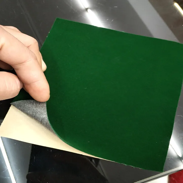 new high quality self adhesive back flannel watch box glasses box gift box packing lining velvet long hair flocking