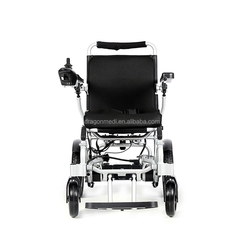 Factory Direct Sale Foldable Aluminum Alloy Electric Wheelchair High Power Wheelchair