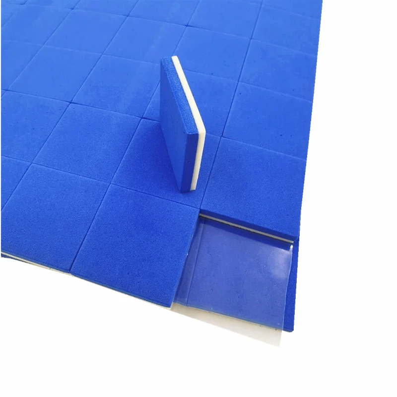 25*25*3+1mm Thickness Blue EVA Rubber With Foam Glass Shipping  Separator Pads Glass Protectors and Shipping Pads