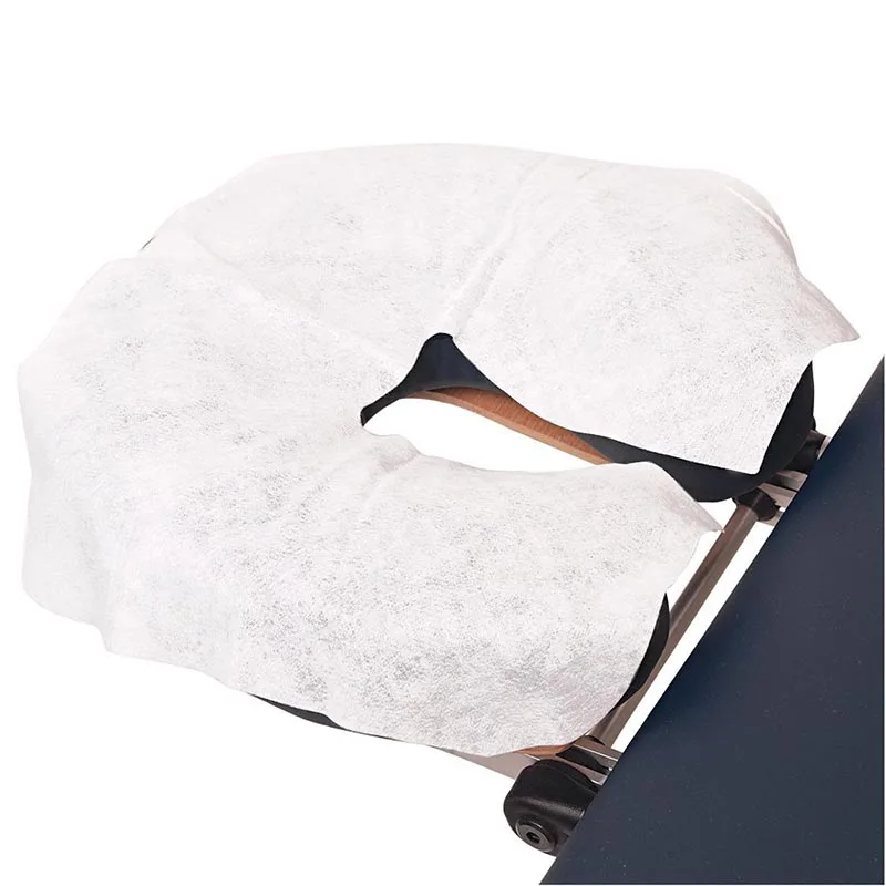 Disposable Headrest Paper, Non-Woven Headrest Pillow Paper Massage Headrest Cover Beauty Spa Salon Bed Table Cover