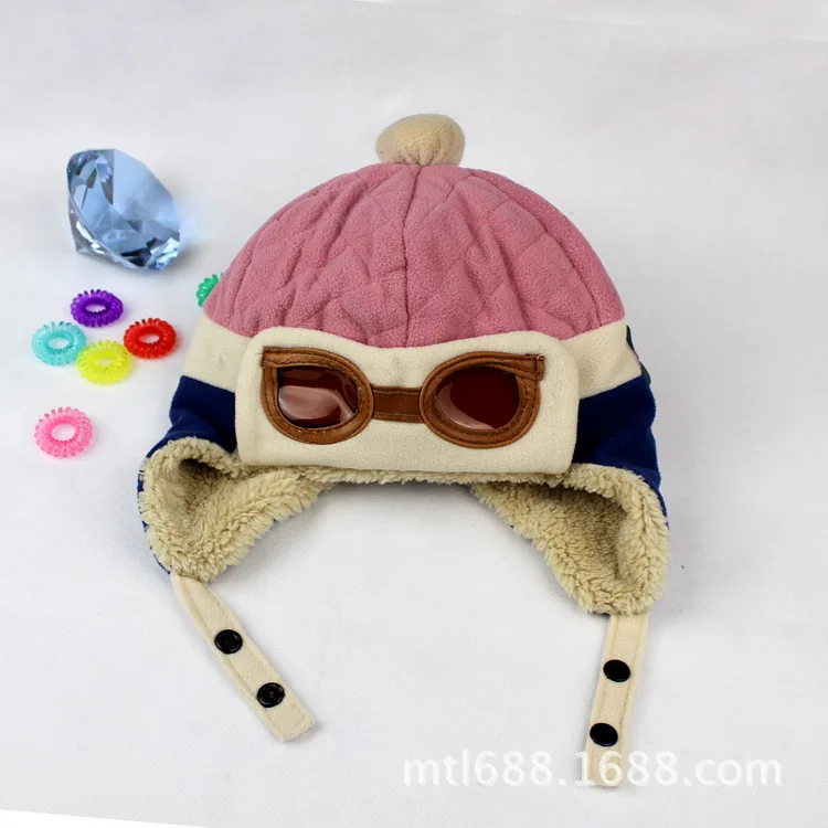 Лидер продаж Guangzhou Дети Мода hat зима мультфильм детей пилотов кепки