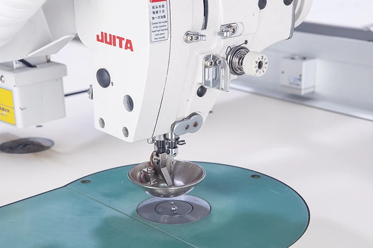 JTK10-90A JUITA 360 degree  head rotate Industrial Flatbed Sewing Machines High Efficient Automatic Template Sewing Machine