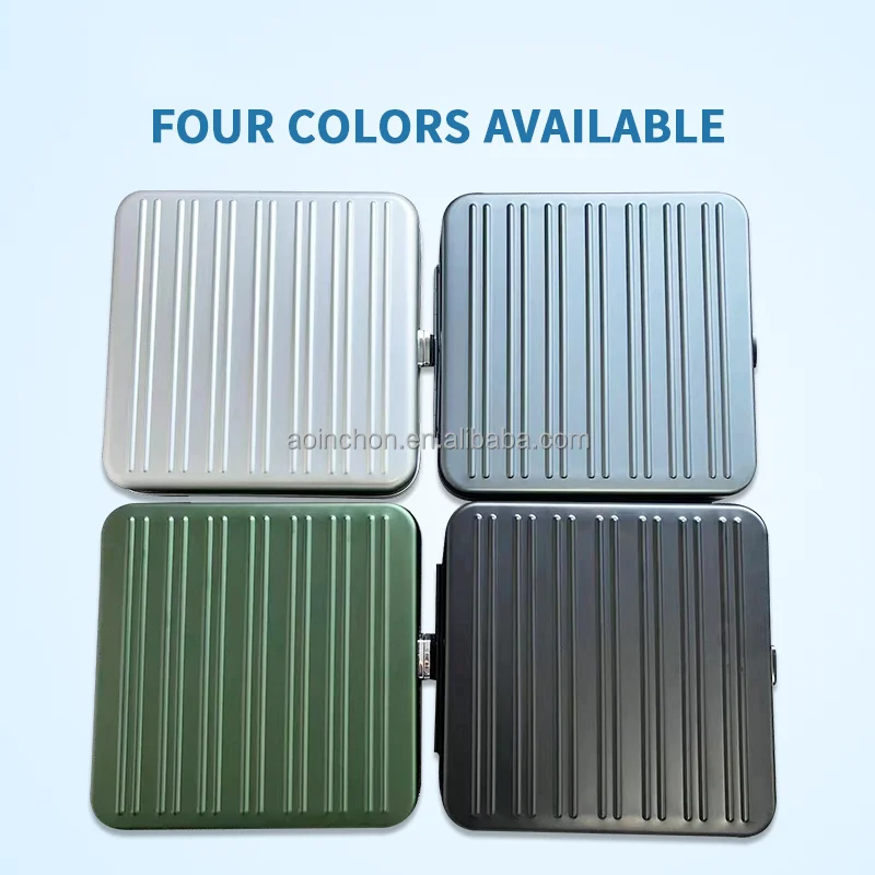 Aluminum Alloy Watch Storage Suitcase Watch Storage Box Waterproof Shockproof Anti-theft Watch Storage Display Cabinet
