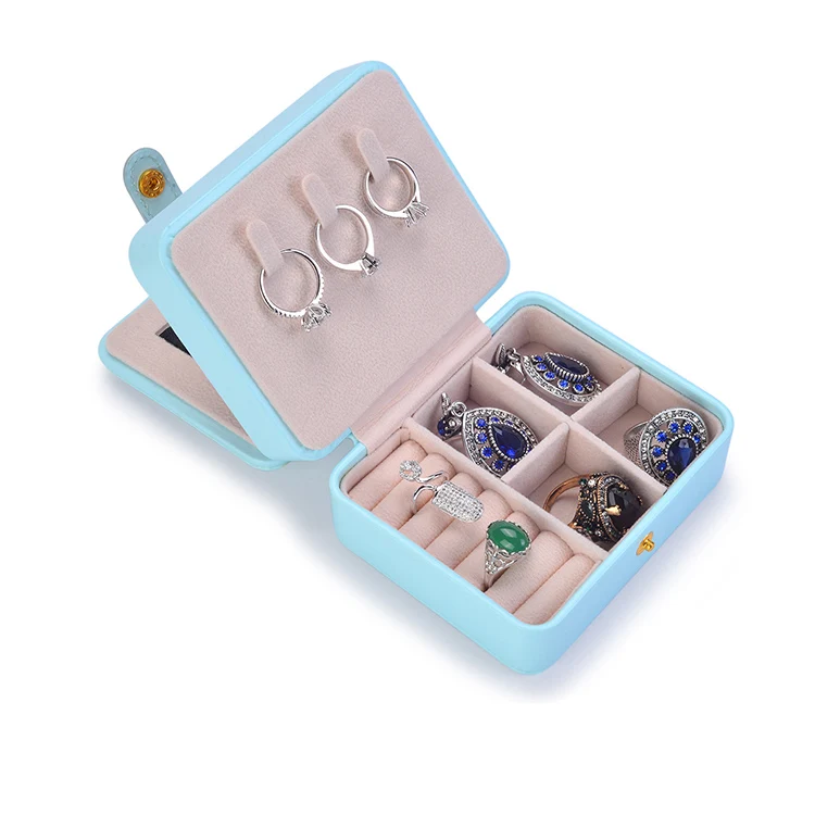 Free sample low moq portable small size jewel organizer