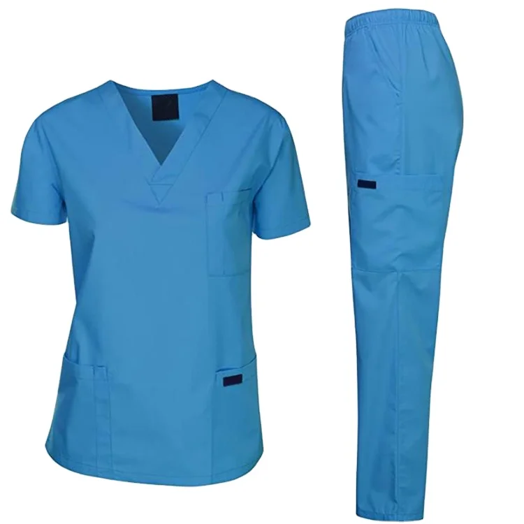 Drop Shipping Scrub Life Uniform Scrub Jogger Sets Uniform Uniformes Medicos Medical Scrubs For Nursing