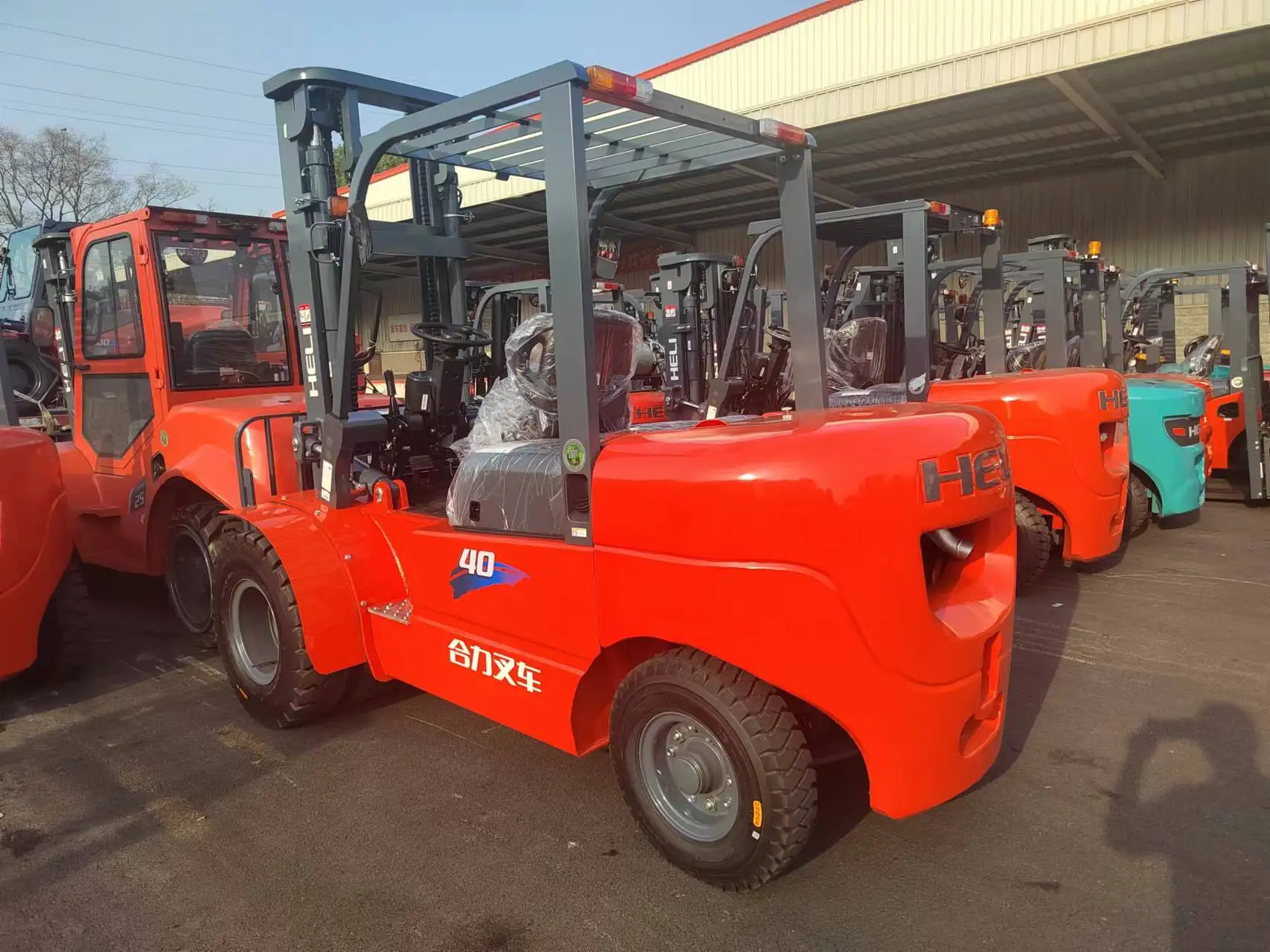 freeship High Quality Heli 4T Forklifts CPCD40 Great Logistic Equipment cheap original Truck new/used second hand forklift EPA