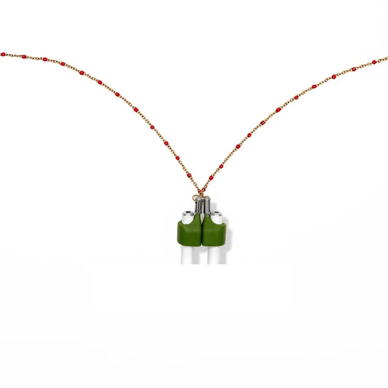 Wireless Headset Anti-lost Chain Magnetic Stainless Steel Headphones Necklace Chain For Earphone