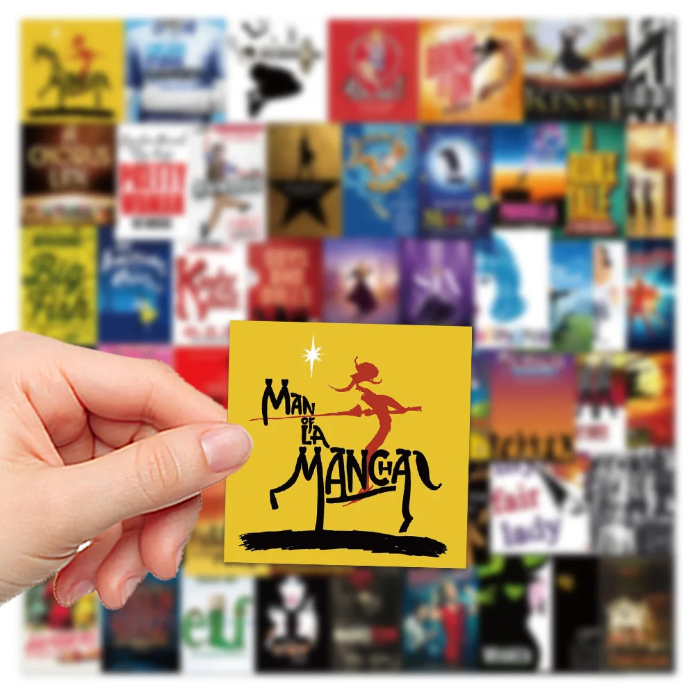 50PCS Popular music drama album cover musical aesthetic picture music poster