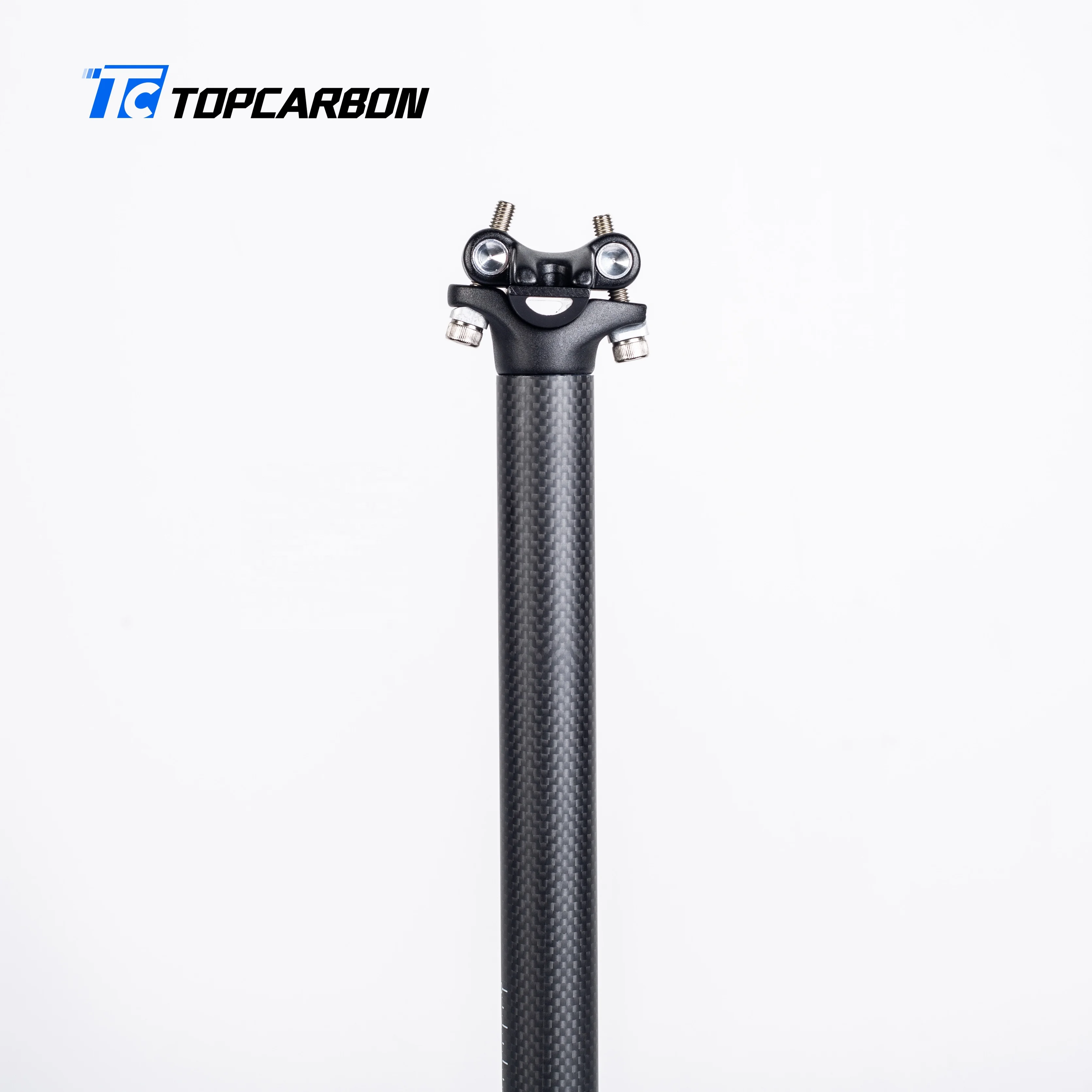 3K UD Full Carbon Fiber Alloy  Bicycle Seatpost Road Bike SeatPost Offset 6 Degree Bicycle parts 27.2/30.9/31.6*350/400mm