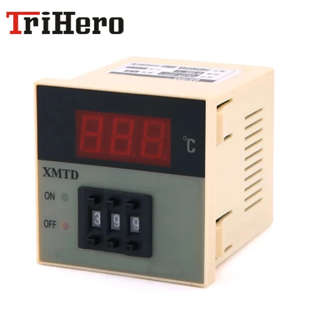 Trihero цифровой регулятор температуры вкл/выкл Тип регулятор температуры XMTD-2001