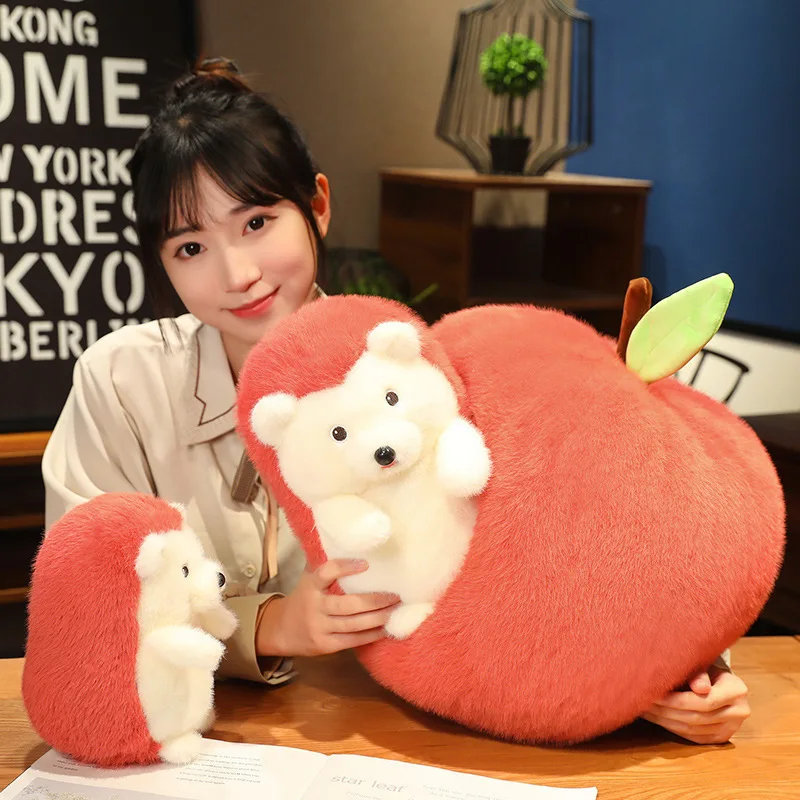 Low MOQ christmas unique Hedgehog kids cartoon 25/30cm stuff toys custom plush toys for claw machine plush toys custom made