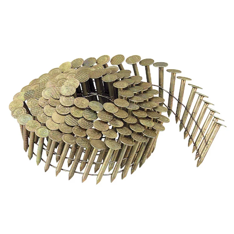 1-1/4inch X.012 Smooth Electro Galvanized Wire Weld Coil Roofing Nail for Shingles