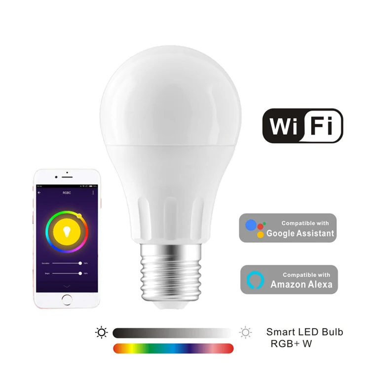 Ctorch Remote Control Cool Change Color Light Lamp 7w 9w 12w Wifi rgb Led Smart Bulb