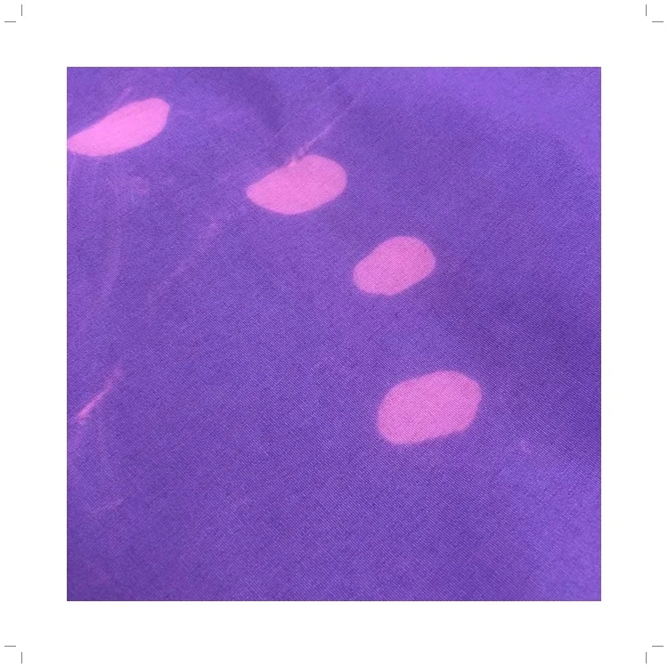 Purple To Pink Color Changing Beach Pants Fabric Temperature Sensitive 100% Polyester Peach Skin Fabric For Dress