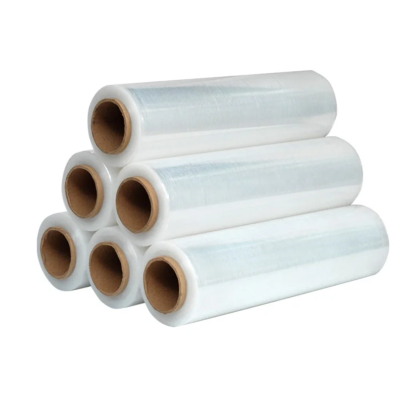 Wholesale Factory Price Stretch Film Rolls Biodegradable Stretch Film Plastic Shrink Wrap