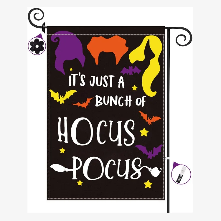 2022 Jian he Oem wholesale sublimation garden yard flag Double Sided decorative garden Summer Sunflower Garden Flag