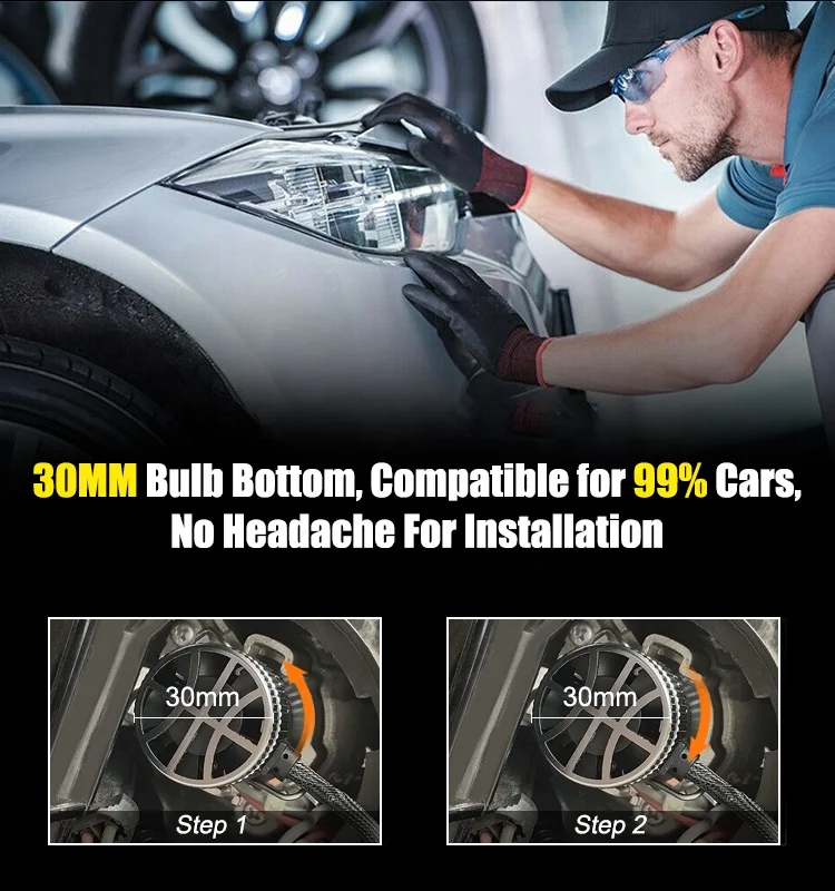 new aluminum universal automatic led light bulb 1860 CSP custom car headlight good price h4 high power led headlight