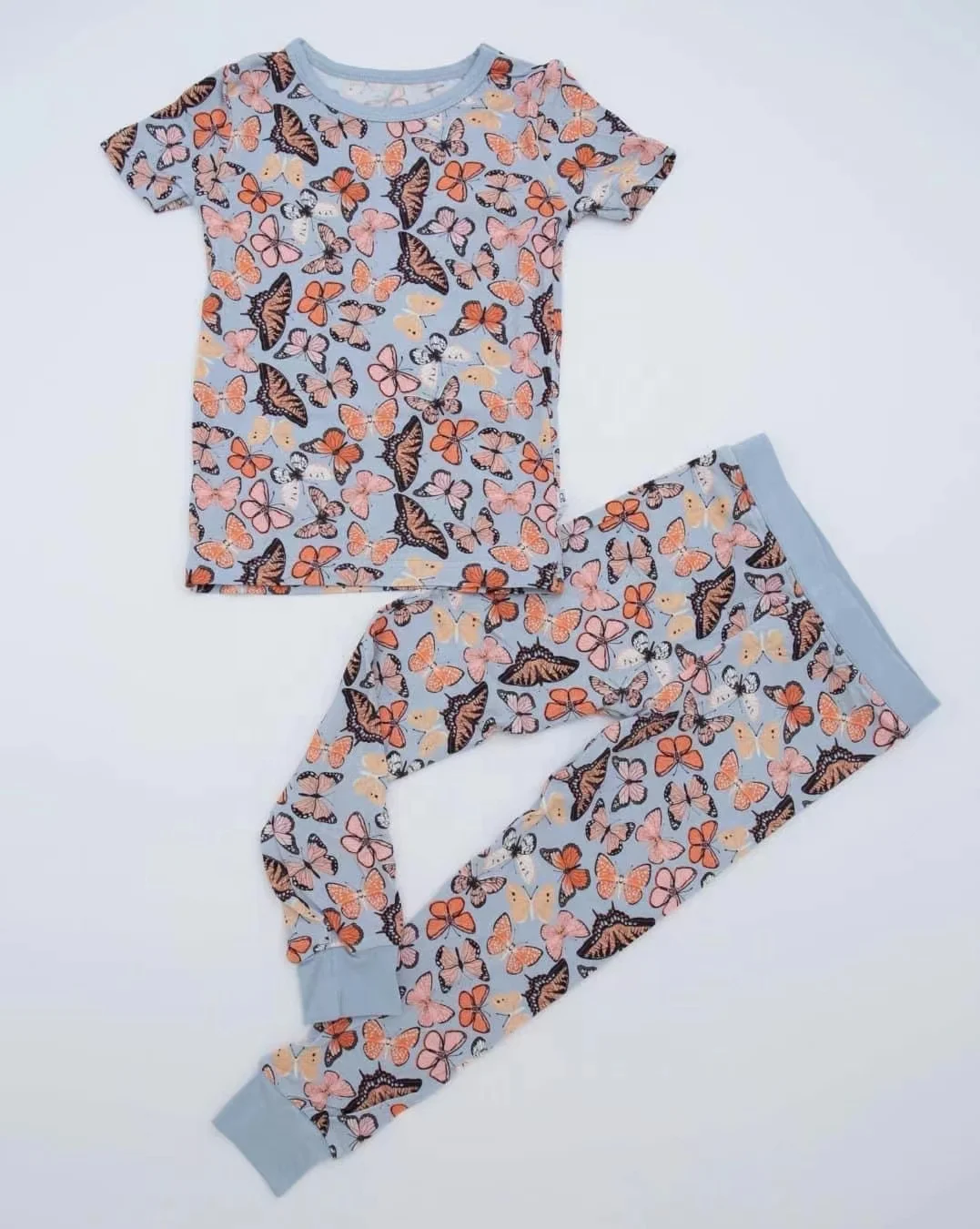 Fall Baby Outfits Custom Halloween Kids Toddler Boy Girl milk Silk Bamboo Boutique Clothing Sets long sleeve Kids Pajamas