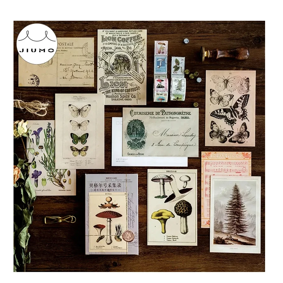 Retro Postcard Greeting Cards Stationary Postcard Thank You for Making a Difference Cards