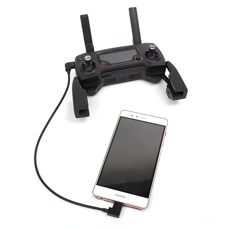 Elbow Type C Interface Drone Remote Control Interface Matching With Mobile Phone Connection Displaying Live Data Cable for Drone