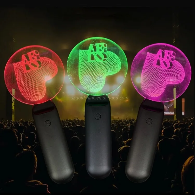 Concert Bar Acrylic Light Stick led glow sticks glow fiber wands sticks led light up wands fiber optic wands for concert