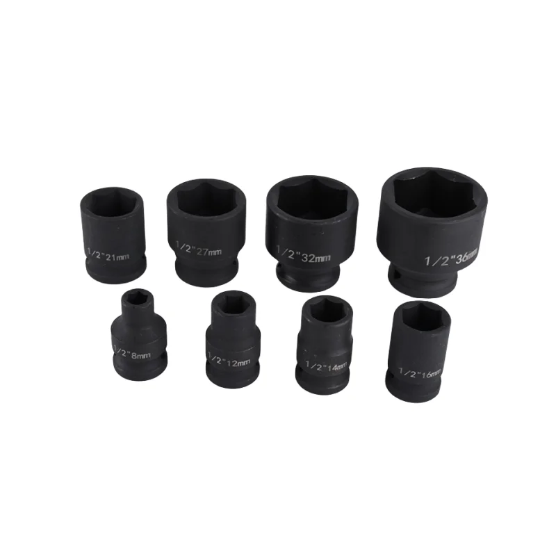 1/2 standard industrial grade pneumatic electric wrench external hexagonal short socket 8-46MM