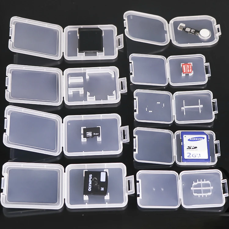 Пластиковый чехол для карт памяти