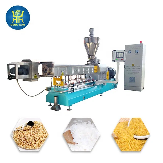 artificial fortified rice production machine couscous and nutritional instant rice making machine line