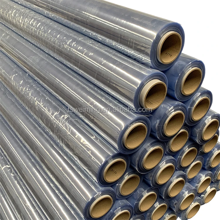PVC Film Manufacturer Customized Normal Clear PVC Film With Powder For Packing And Stationery