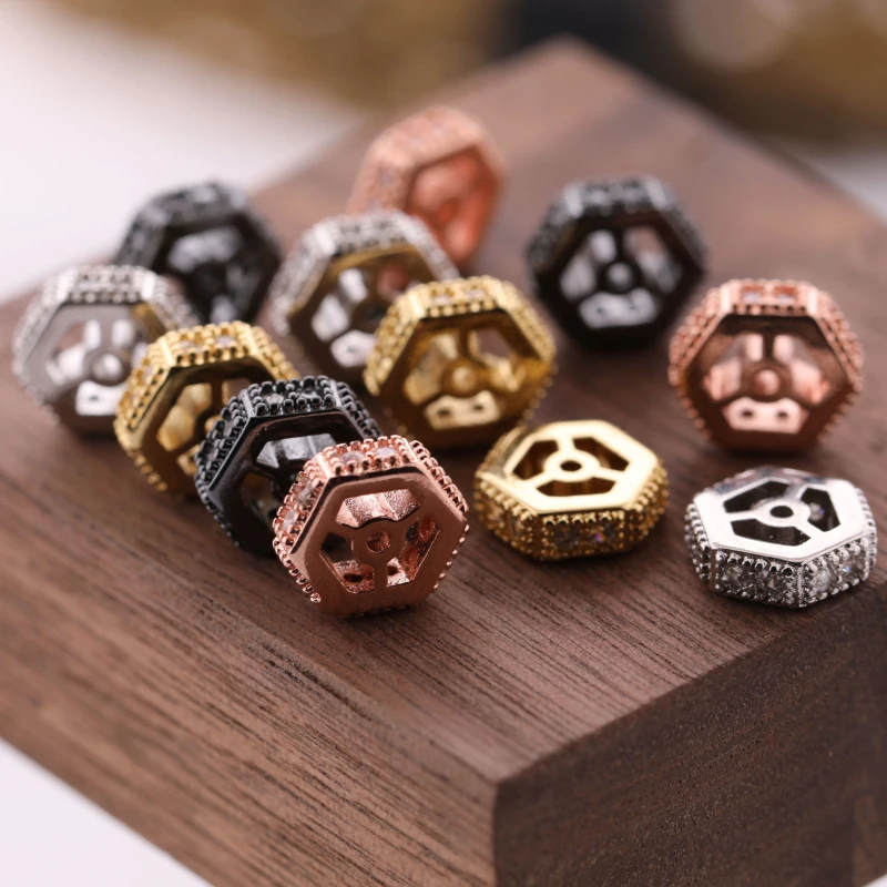 Ручная работа 9*3 мм микро проложить Rondelle прокладки CZ резные бусины для изготовления ювелирных изделий