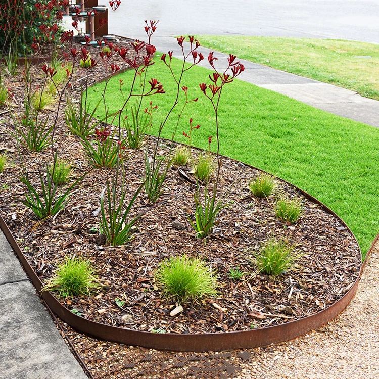 Lawn edging landscape corten steel garden lawn edging corten steel landscape