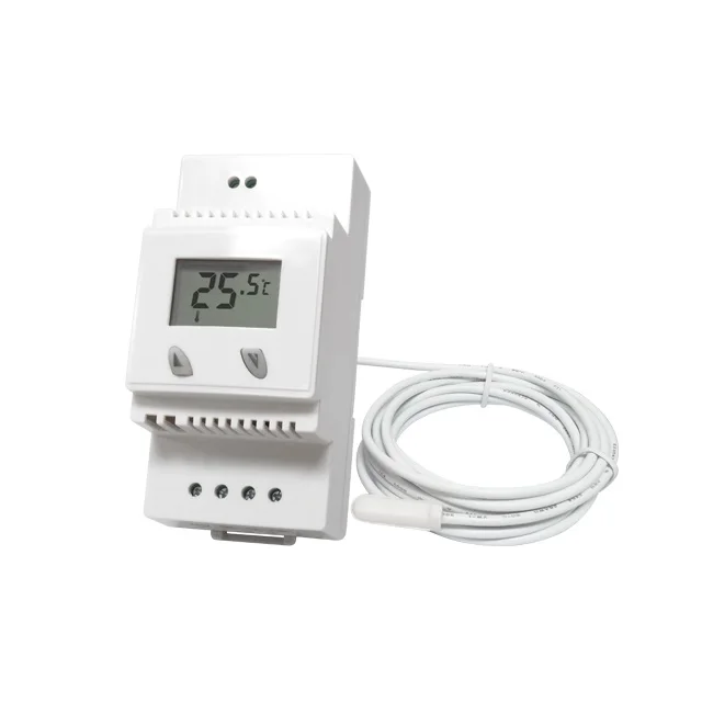 Электронный программируемый термостат VD022 с Din-рейкой и ЖК-дисплеем