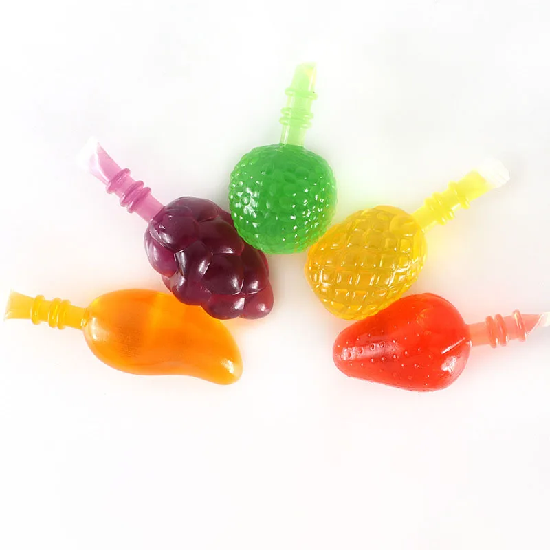 Yummeet custom instant snacks fruit shaped jelly fruits pudding food candy jelly