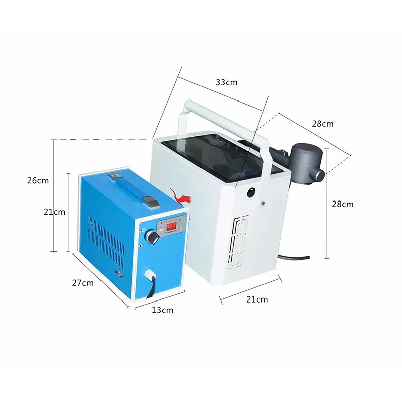 50W 30W 20W Portable Engraver Handheld Fiber Laser Marking Machine For Phone Case Ceramics Metal Plastic Marking Carving