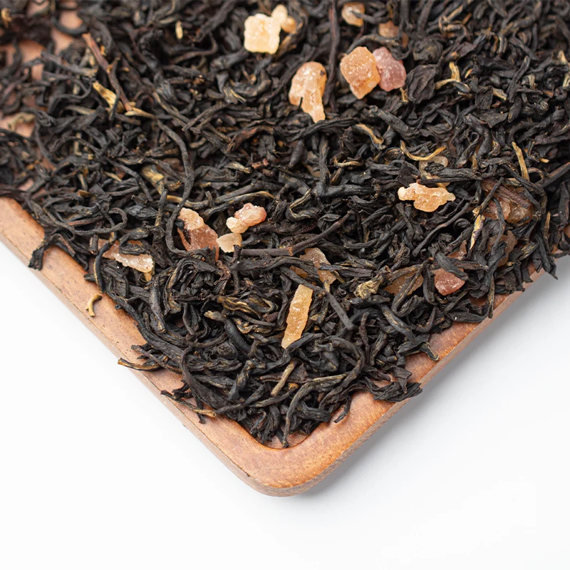 high quality detox slimming tea loose leaf tea 500g supplier Passion Fruit Black flavor Tea