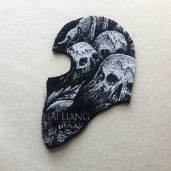 Balaclava Hat Fashion Designer High Quality Tapestry Balaclava Wholesale Full Face cover hat Knitted customize hats for men