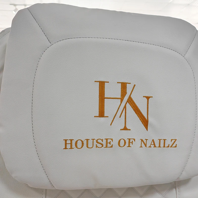 Modern reclining nail salon spa manicure chair electric massage foot care pedicure chair with draining pump