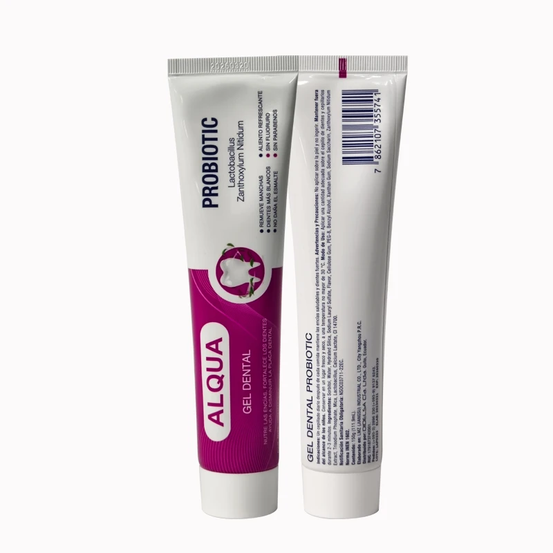 Custom Fluoride Probiotic Lactobacillus Stain Removal Teeth Whitening Mint Flavor Dental Toothpaste Manufacturer