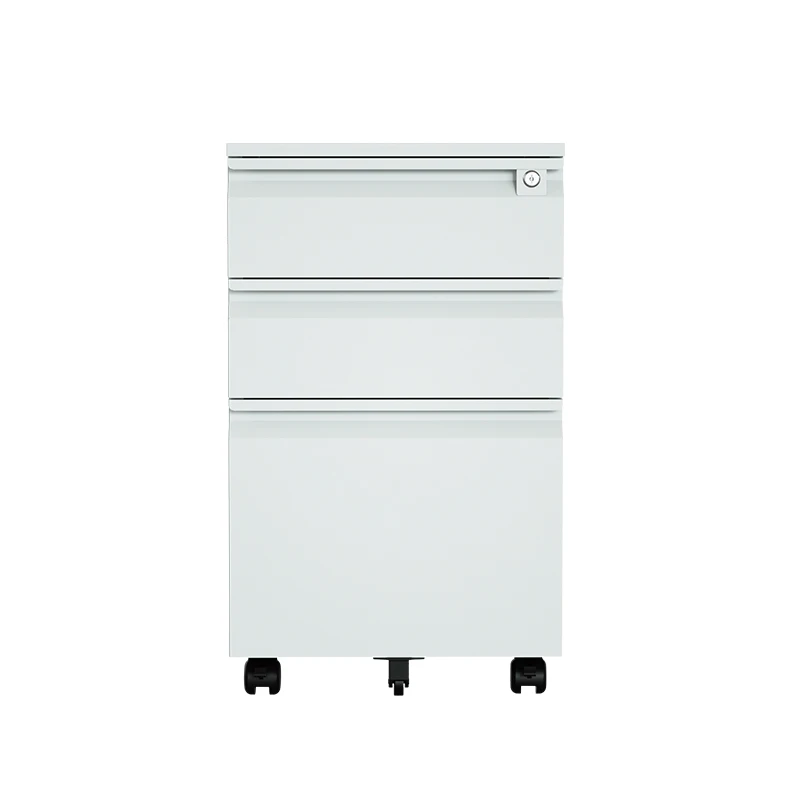Wholesale Knock Down Office Mobile Drawers Filing Cabinet Movable Storage Cabinet Office Steel Cabinet With 3 drawer