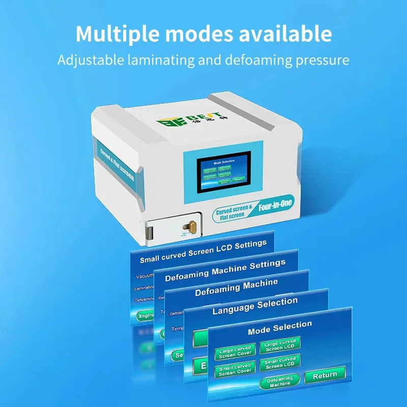 4 in 1 Lamination Machine LCD Screen Intelligent Automatic Bubble Removal Defoamer Machine For Phone Refurbished Repair