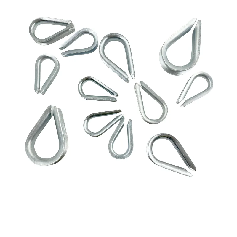 Diversity Of Models Machined Swaged Standard Carbon Steel Wire Rope Thimble