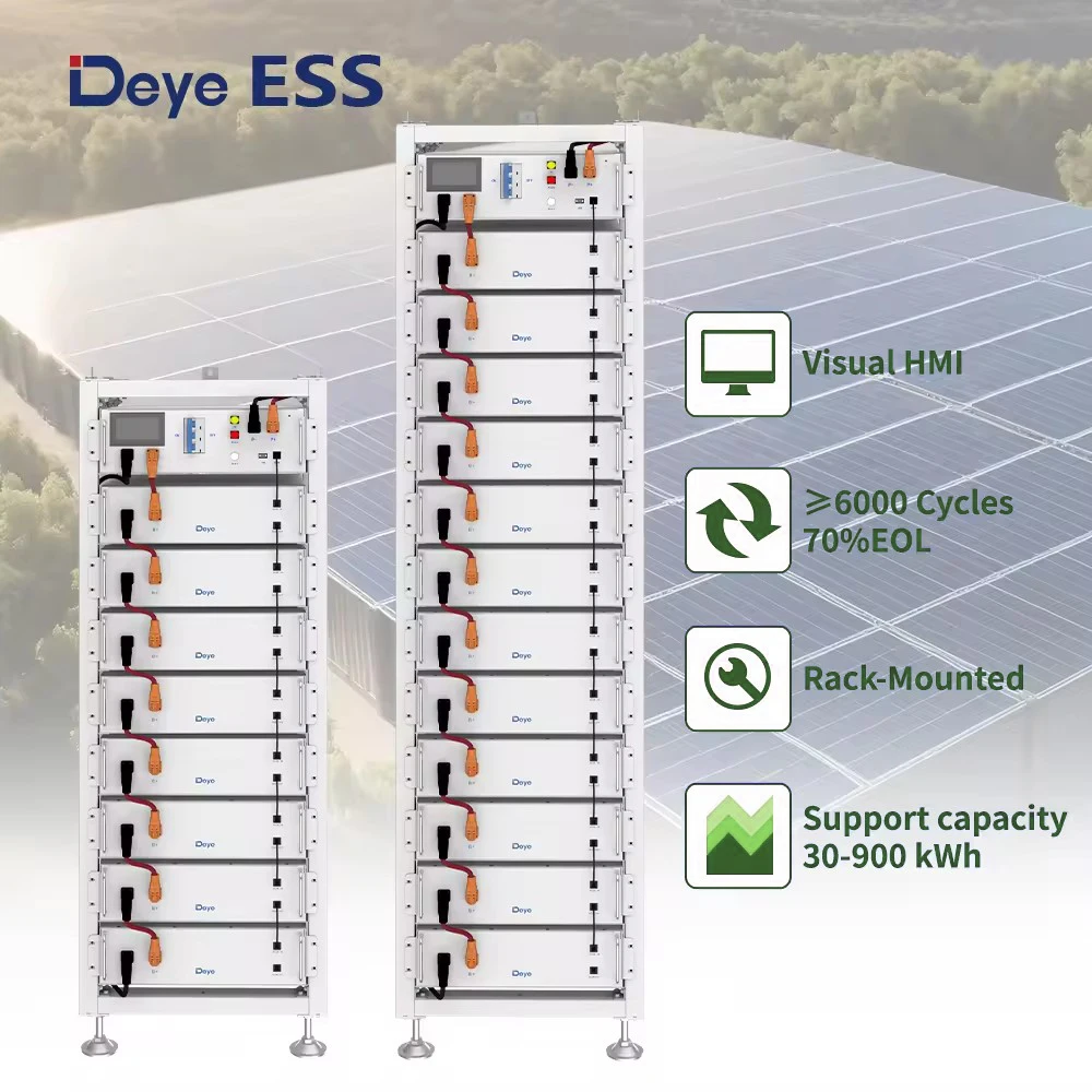 Оптовая цена Deye аккумулятор BOS-GM5.1 409 6 В 512 50 кВтч 100 высокого напряжения аккумуляторная батарея