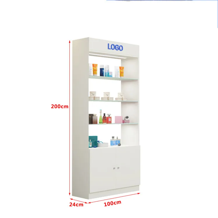 Cosmetics Retail Shop Furniture Design Shopping Mall Supermarket Display Cabinets For Cosmetics