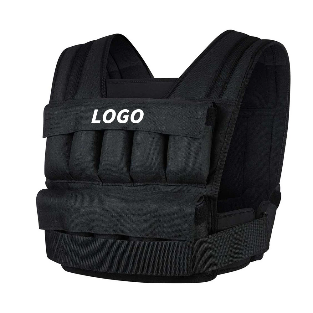 Factory Custom High Quality Workout Fitness Multipurpose Training 20kg Adjustable Weighted Vest For Men
