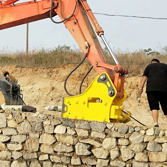 175mm Side Type Hydraulic Breaker Nitrogen For Excavator Pc450