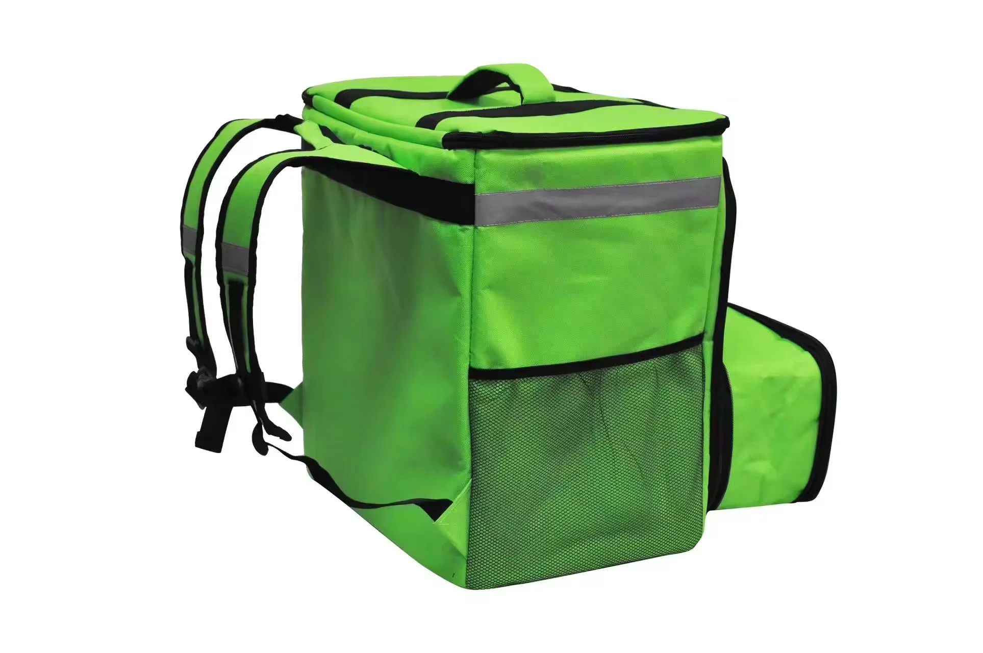 Large Green Insulated Grabfood Special Cake Isothermal Bag for Food Delivery