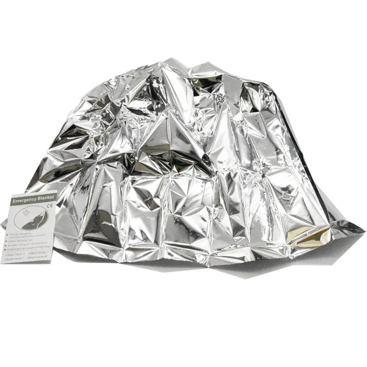 Survival Space Rescue Aluminum mylar foil type iso thermal emergency blanket