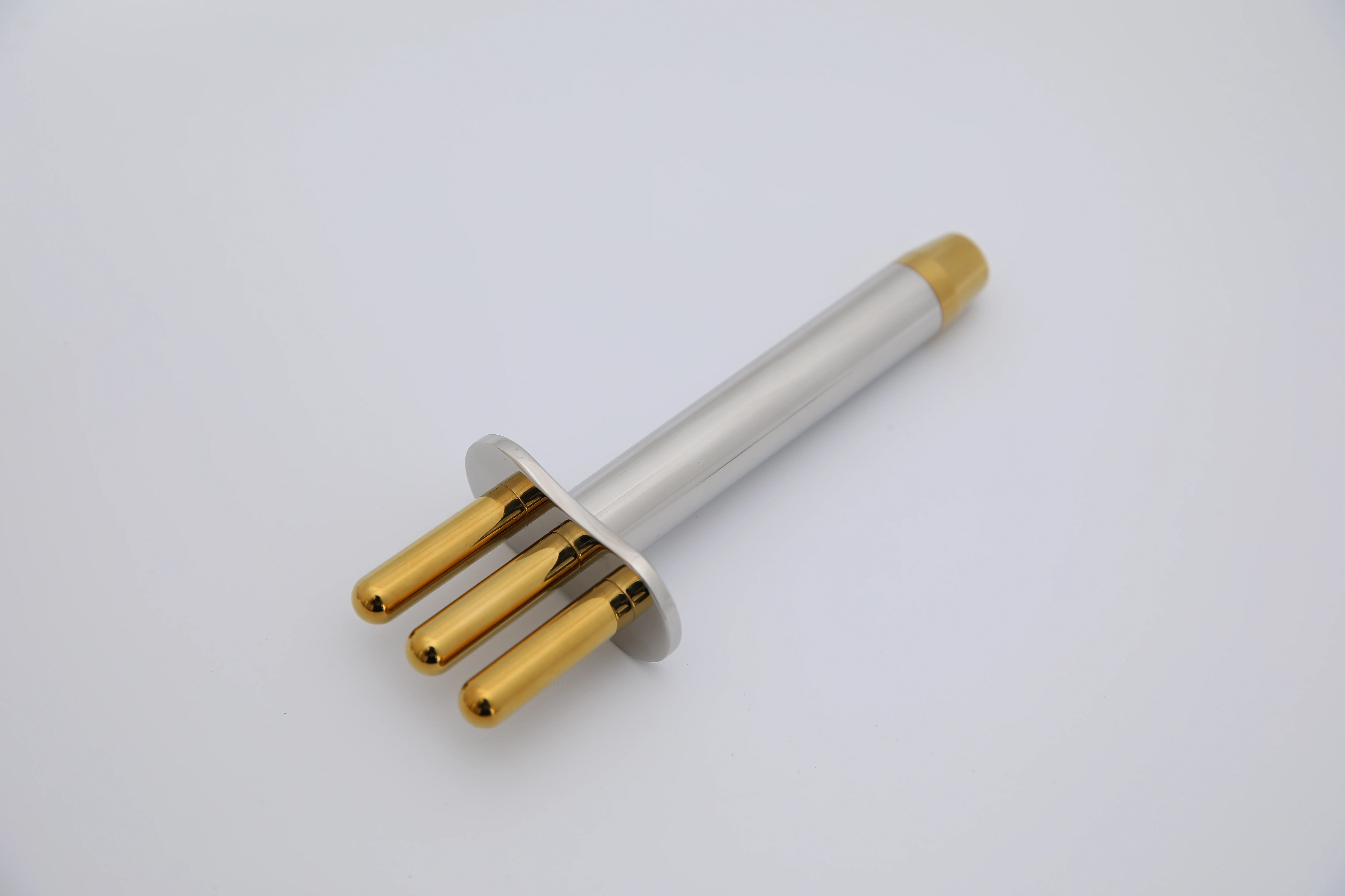 Handheld Titanium Magnetic Acupressure Guasha Meridian Points Massager Magnetotherapy Guasha Massage Pen Fork Beauty Device