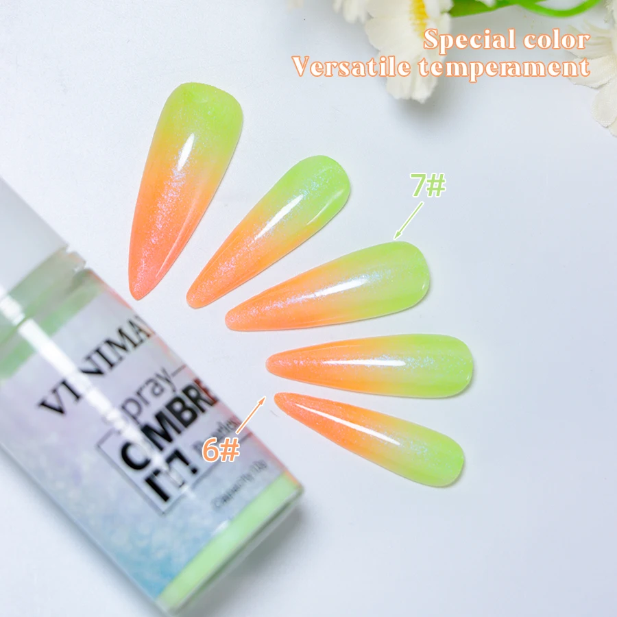 Vinimay Professional Nail Supplies Acrylic Pearlescent Powder Easy To Apply Nail Dip Spray Powder For Salons Nail Paint