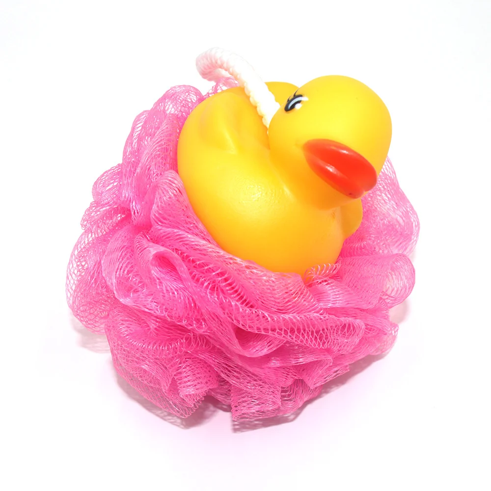 Colorful Cute Animal Shaped Soft Loofah Shower Small Fine Mesh Bath Sponge bath toys and body puff, bath sponges for kids